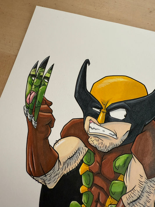 W0LVER1NE / HÛLK ORIGINAL ART