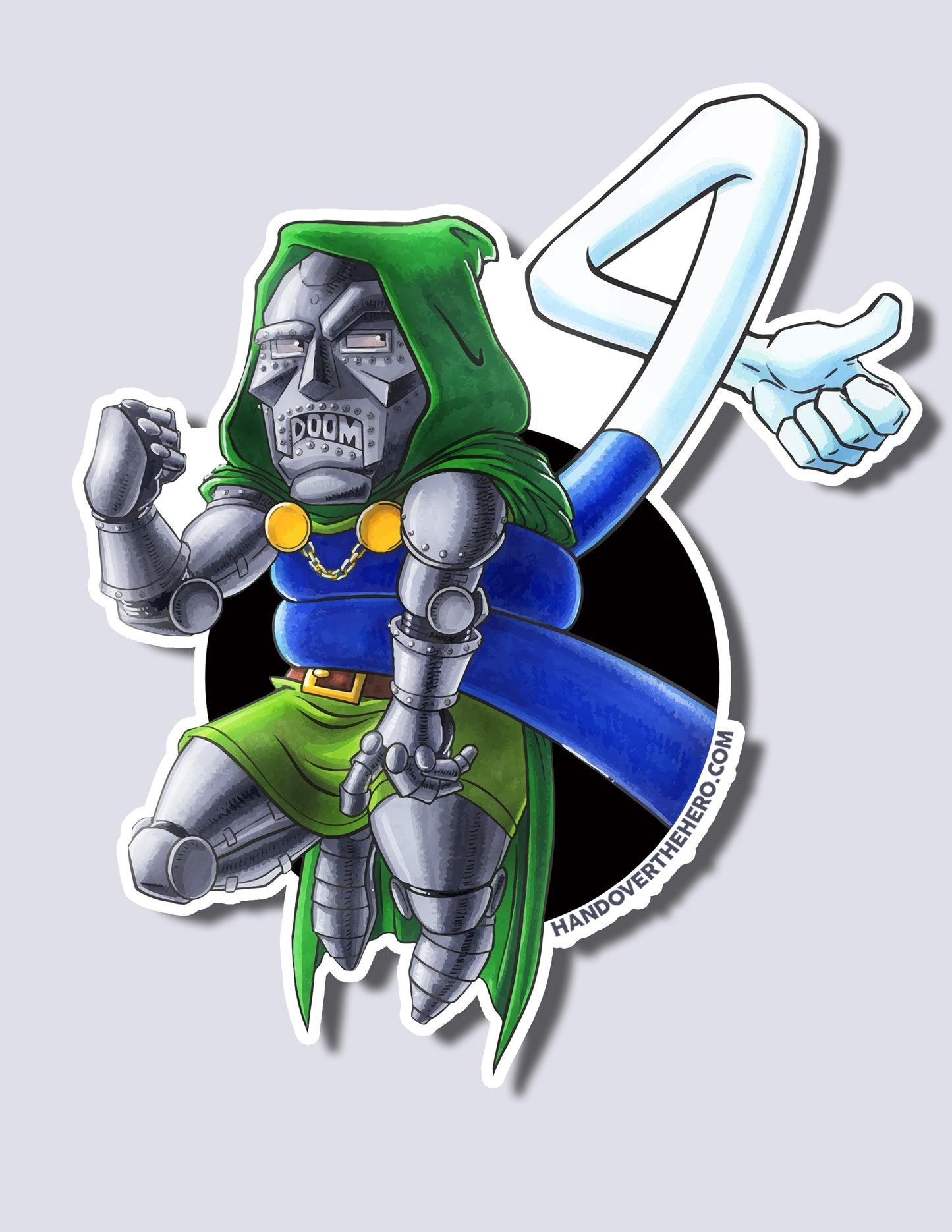 DR. D00M / MR. FANTAST1C STICKER