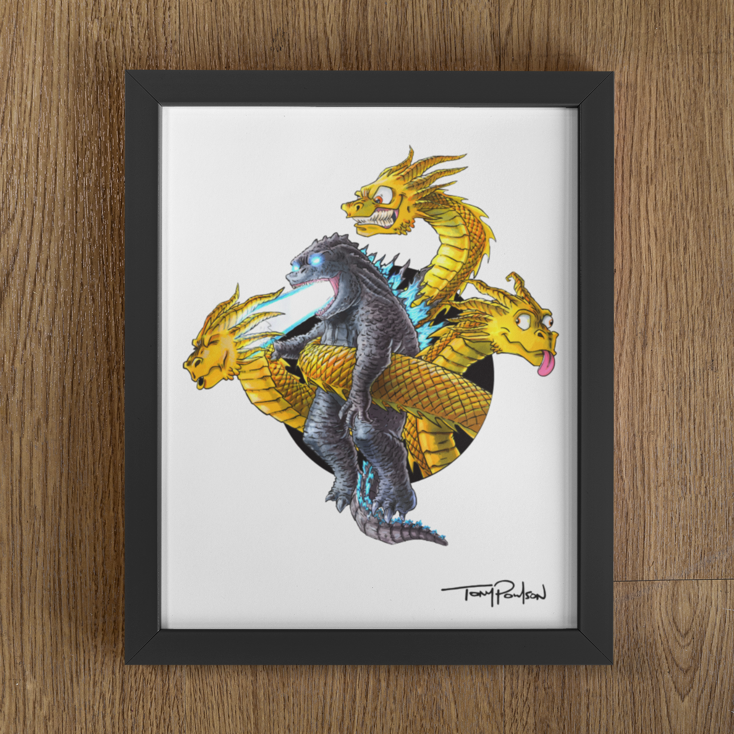 G0DZ1LLA / K1NG GH1D0RA PRINT