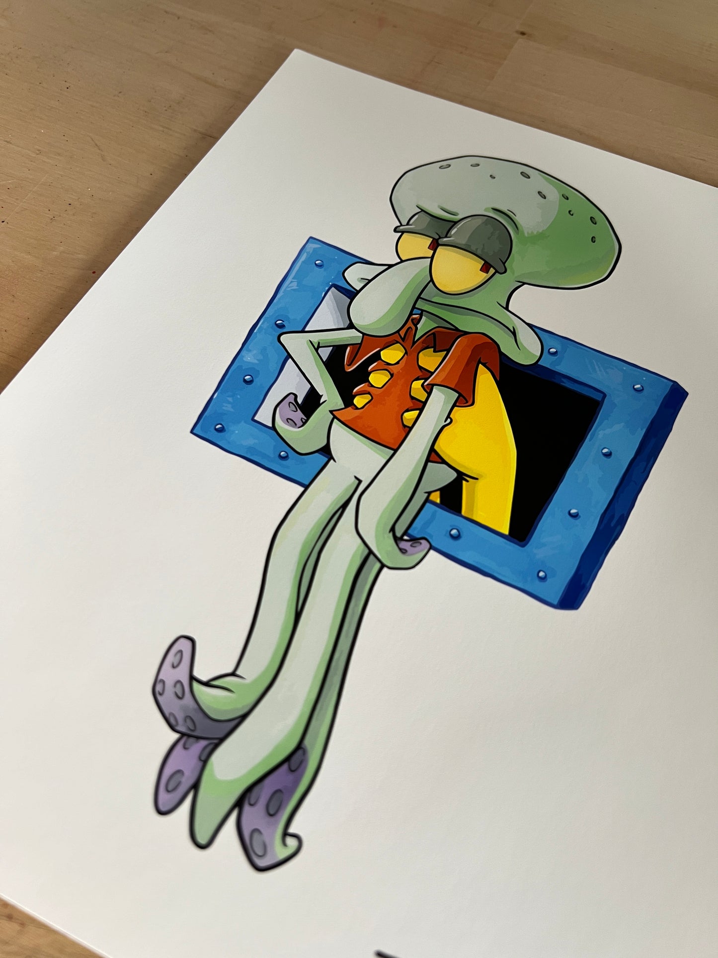 SQU1DW4RD / SP0NG3B0B PRINT