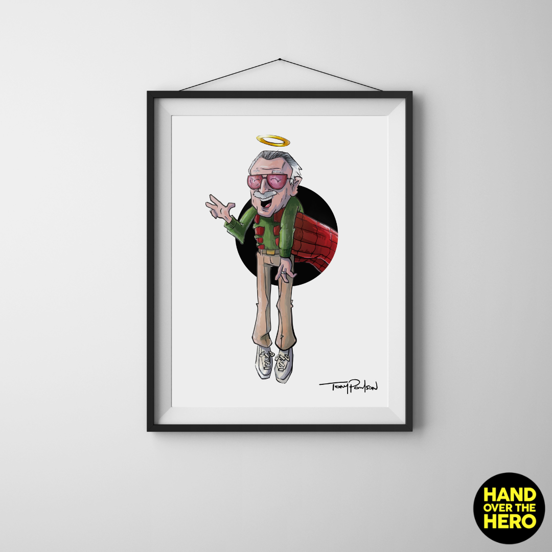 ST4N L33 HAL0 / SP1D3RM4N LIMITED EDITION PRINT