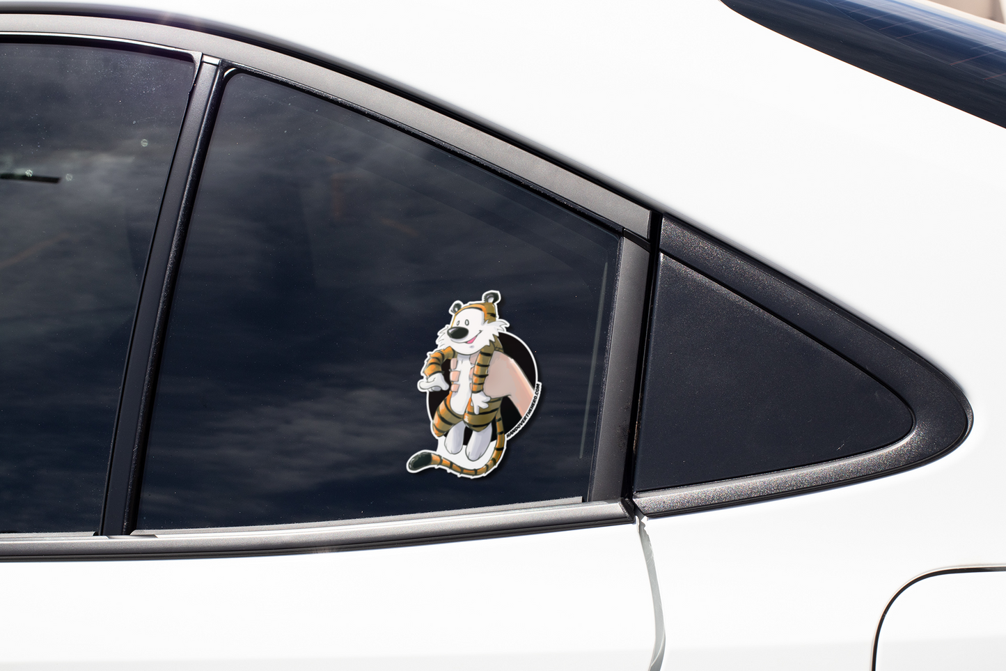 H0BB3S / C4LV1N STICKER