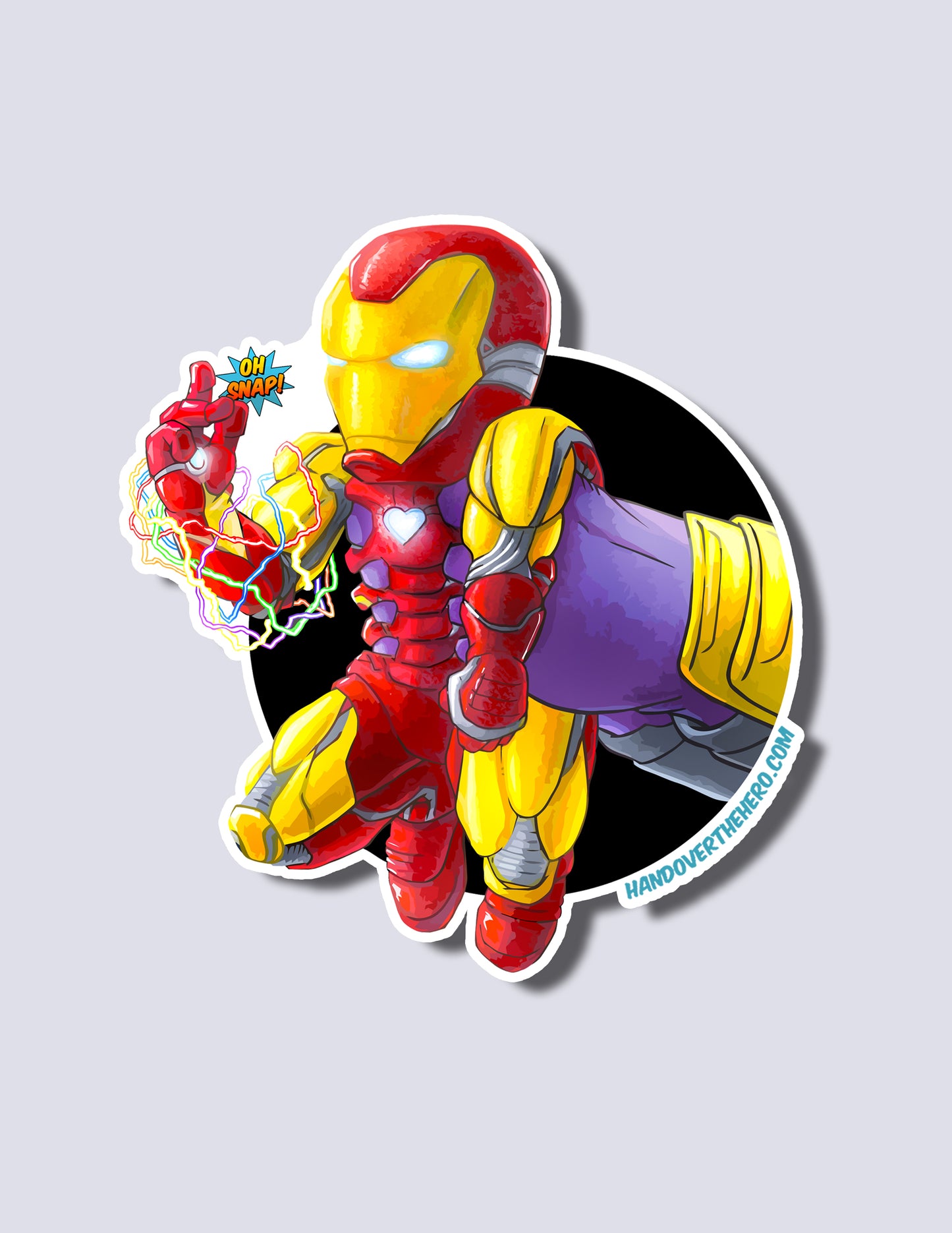 IR0N M4N / TH4N0S STICKER