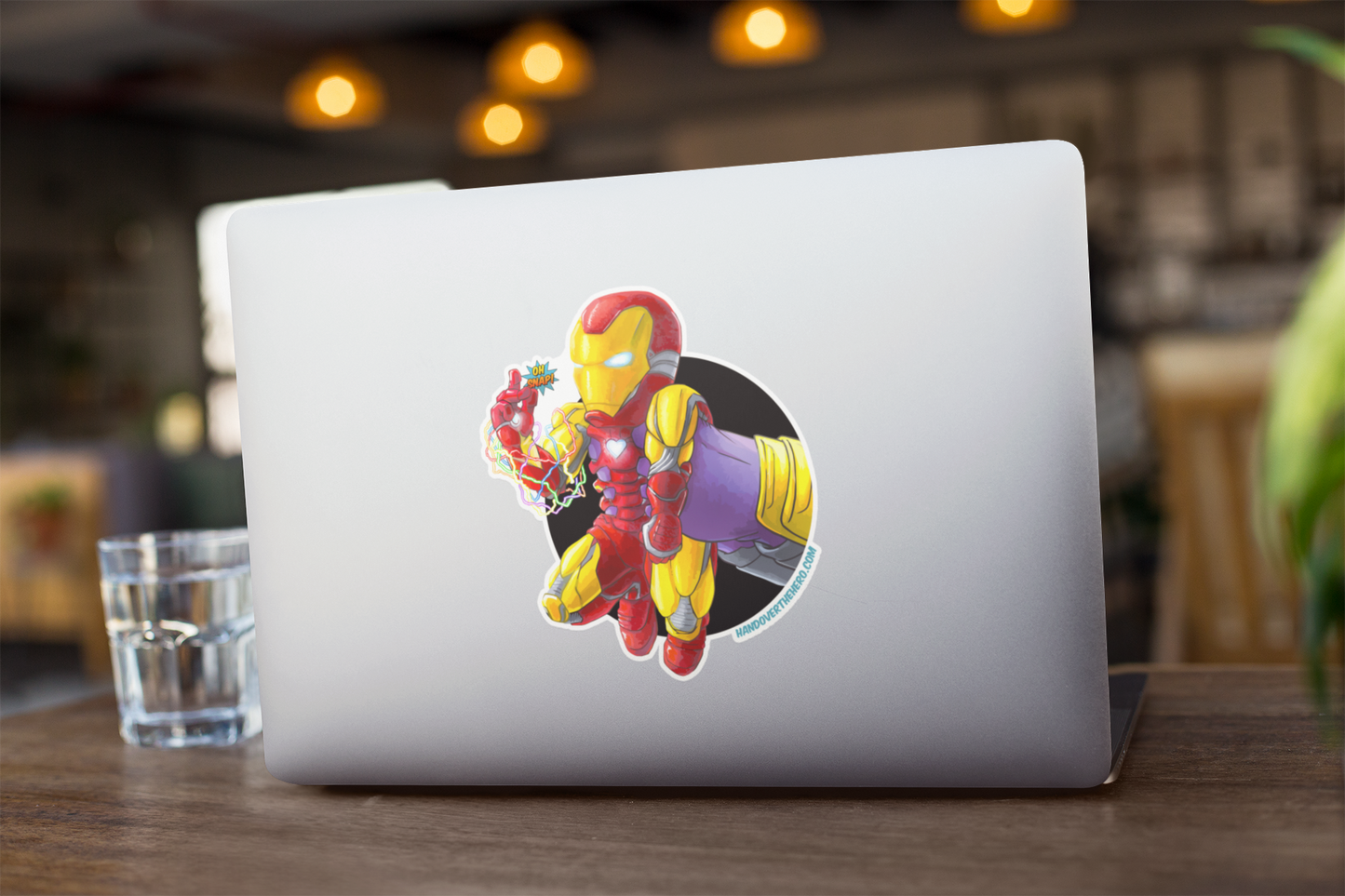 IR0N M4N / TH4N0S STICKER