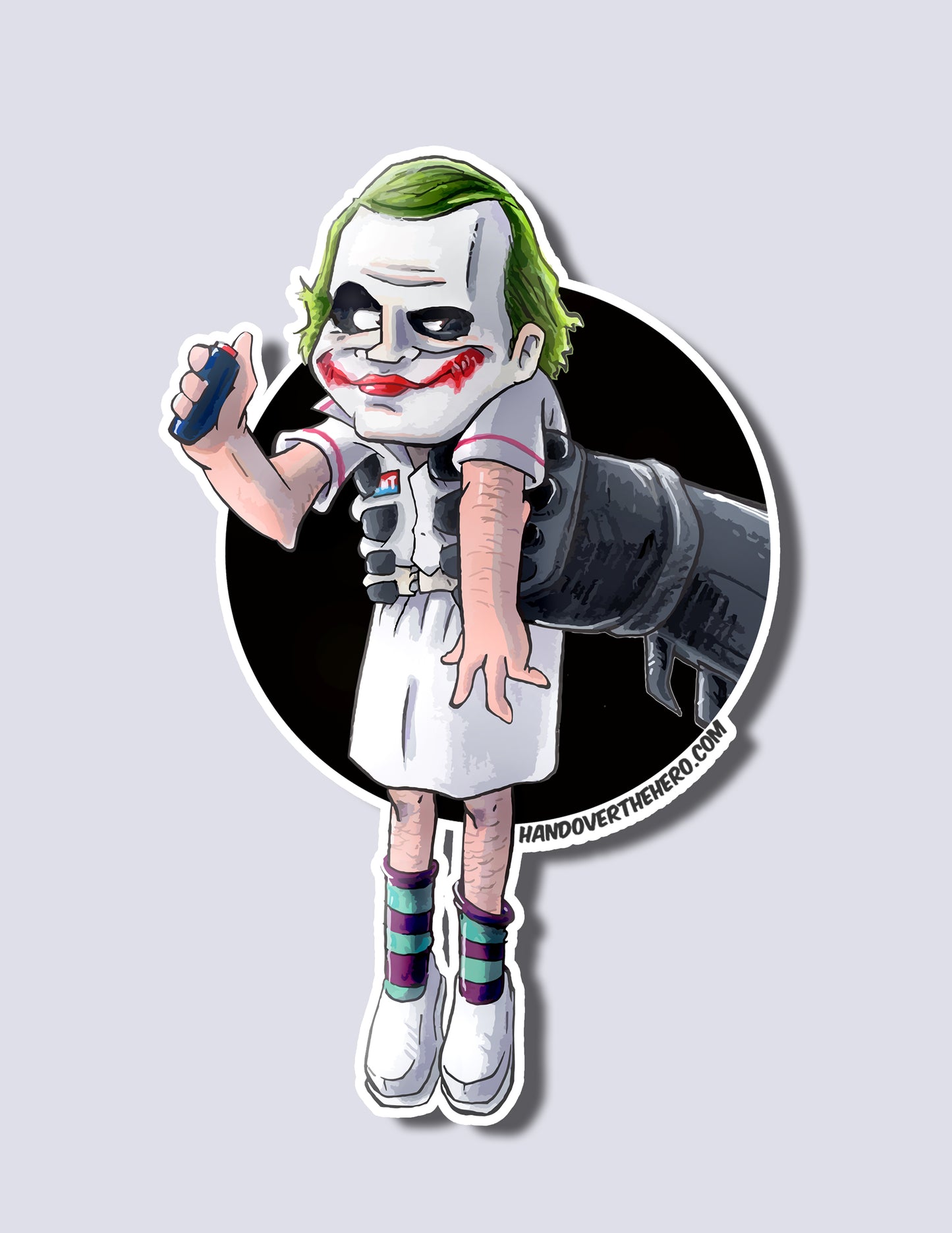NURS3 J0K3R / B4TM4N STICKER