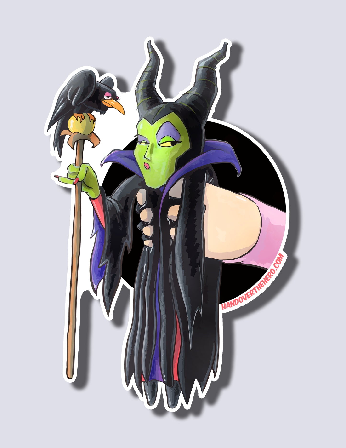 MAL3F1C3NT / AUR0RA STICKER