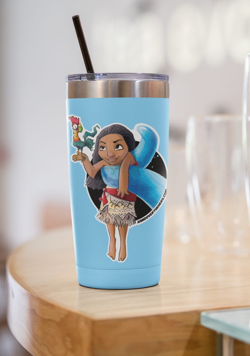 Moana Water Bottle - Disney Moana - Customizable