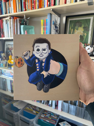 Halloween Stalker / Babysitter Original Art