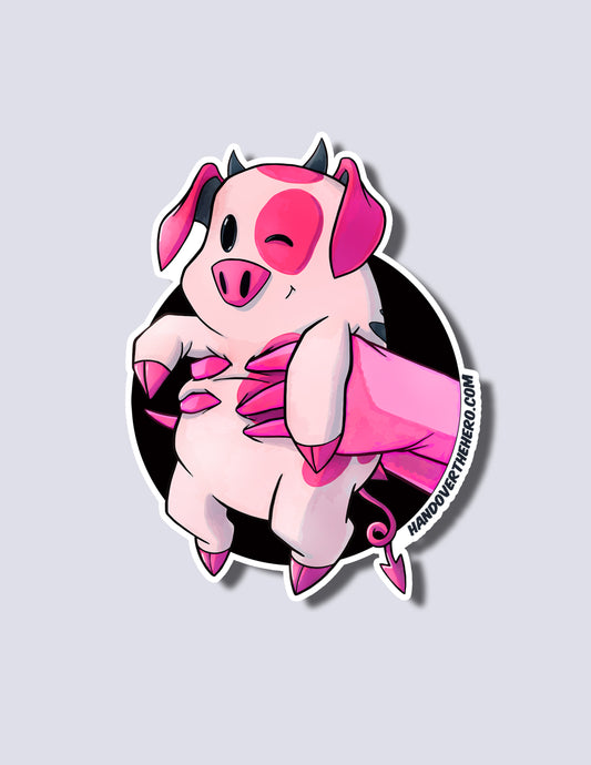 F4T NUGG3TS / ANG3L STICKER