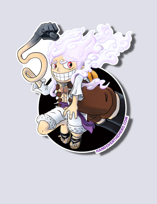 GEAR 5 M0NK3Y D / KUM4 STICKER