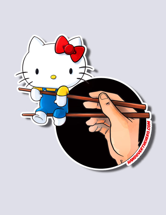 H3LL0 K1TTY / CR34T0R STICKER