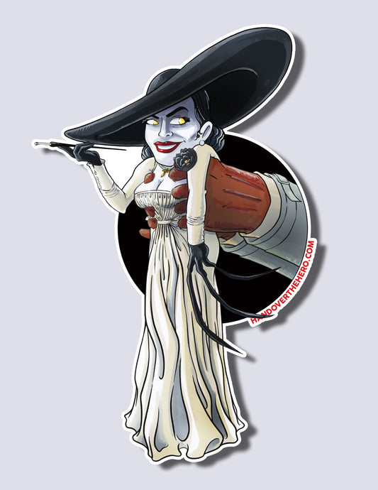 LADY D1M1TRESCU / KARL HE1SENBERG STICKER