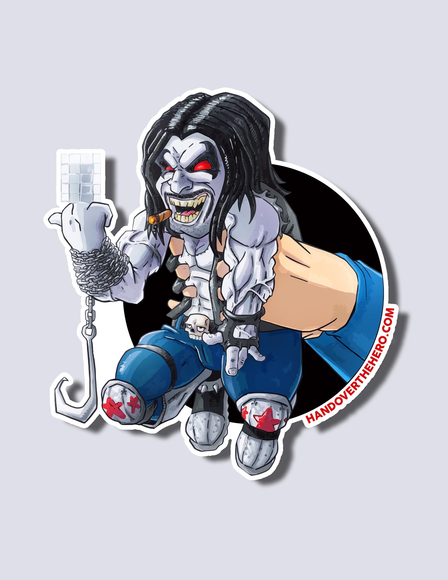 L0B0 / SUP3RM4N STICKER