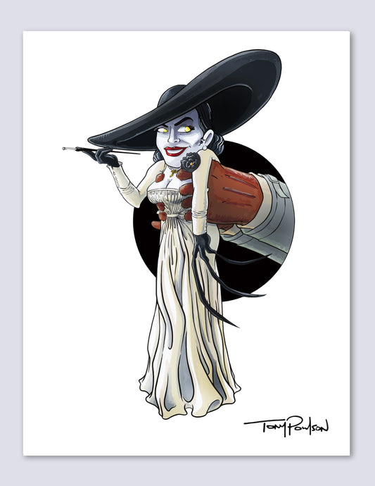 LADY D1M1TRESCU / KARL HE1SENBERG PRINT