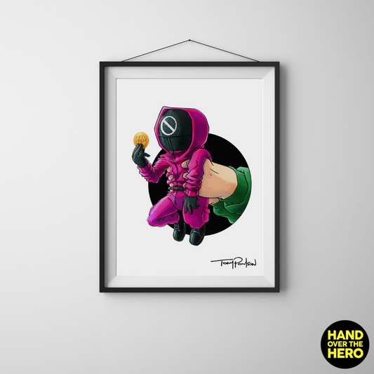 SQU1D GAM3 GUARD / PART1C1PANT PRINT