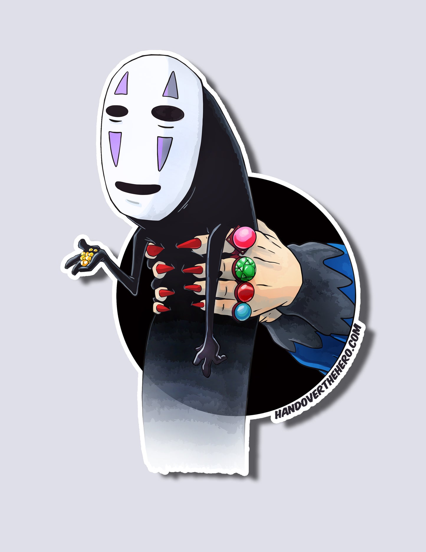 N0 F4CE / YUB4BA STICKER