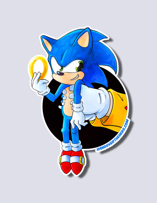 S0N1C / DR 3GGM4N STICKER