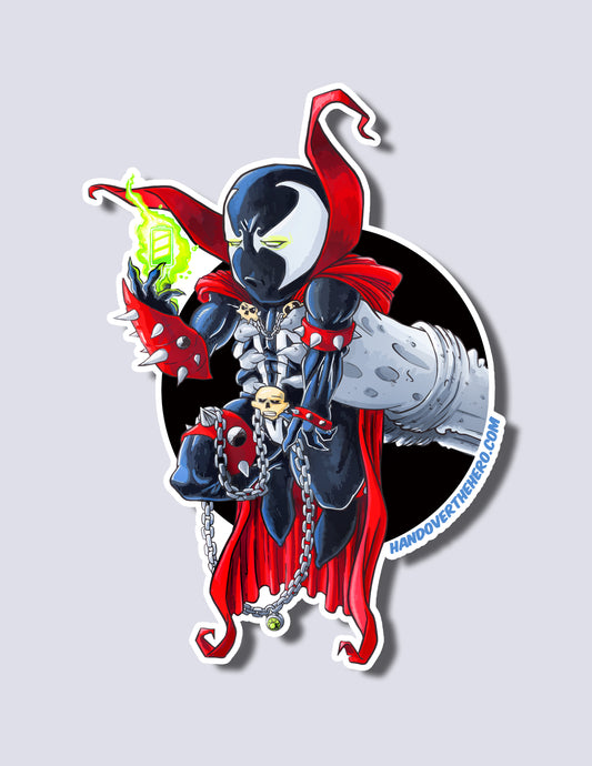 SP4WN / V10L4T0R STICKER