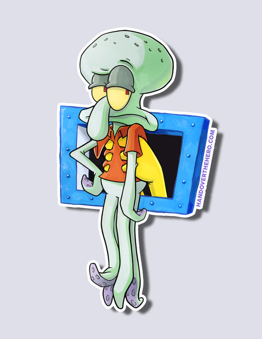 SQU1DW4RD / SP0NG3B0B STICKER