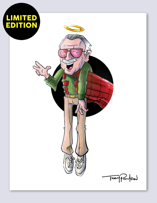 ST4N L33 HAL0 / SP1D3RM4N LIMITED EDITION PRINT