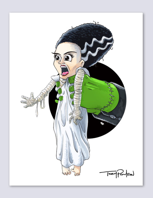 THE BR1DE / FR4NK3NSTEIN PRINT