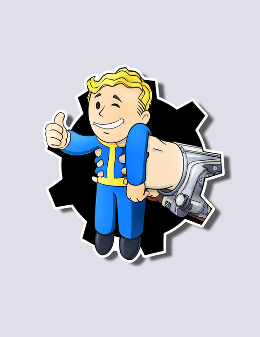V4ULT B0Y / V4ULT DW3LL3R STICKER