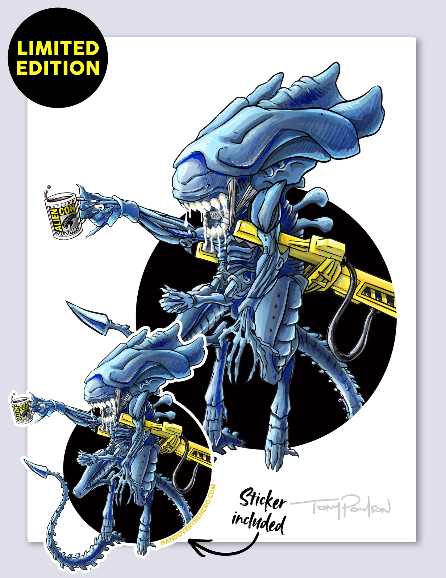 X3N0M0RPH / P-5000 SDCC 2026 LIMITED EDITION PRINT & STICKER