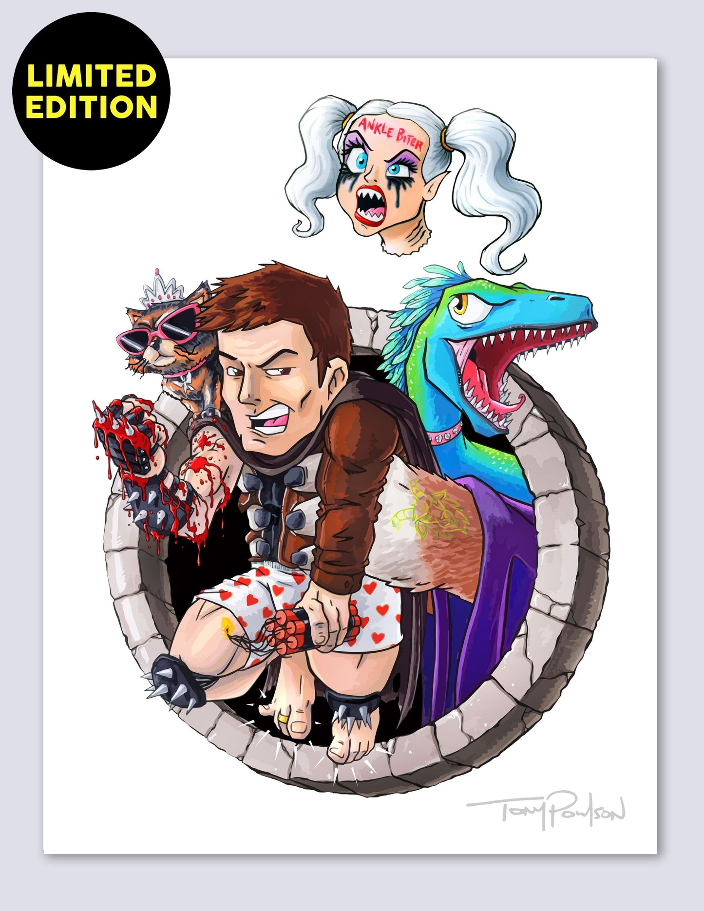 CARL / PREP0TENTE SDCC LIMITED EDITION PRINT