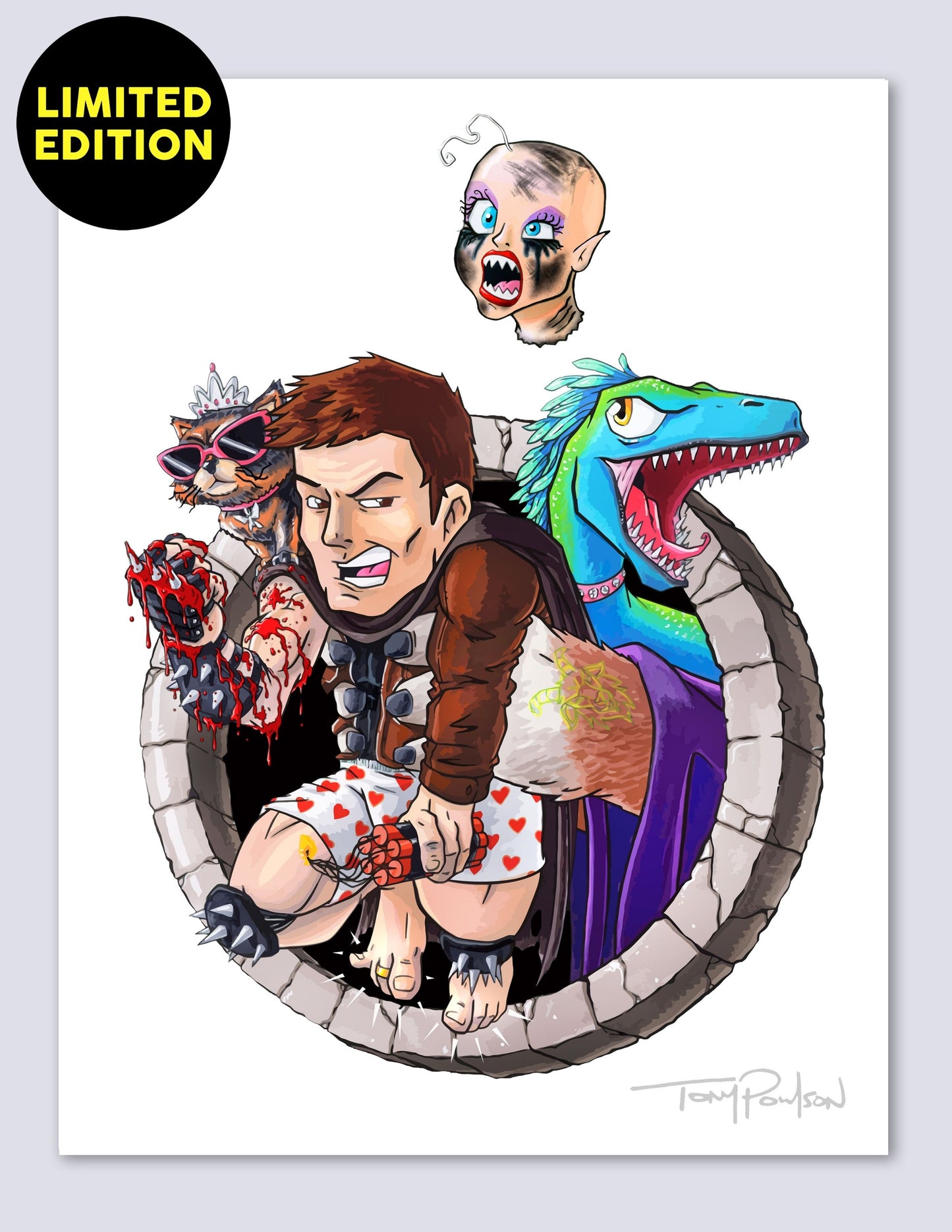 CARL / PREP0TENTE SDCC LIMITED EDITION PRINT