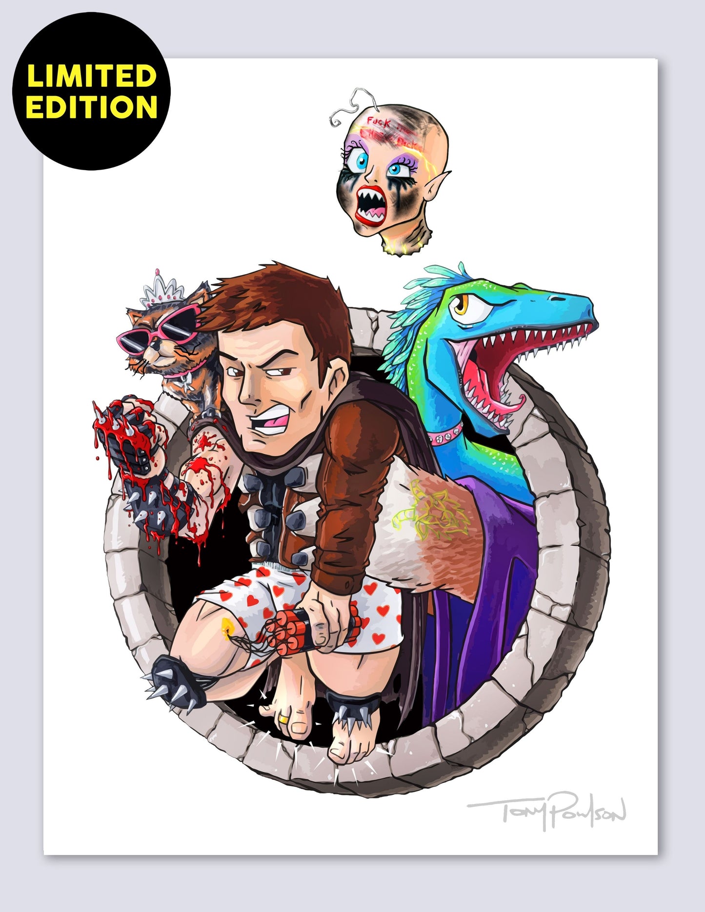 CARL / PREP0TENTE SDCC LIMITED EDITION PRINT