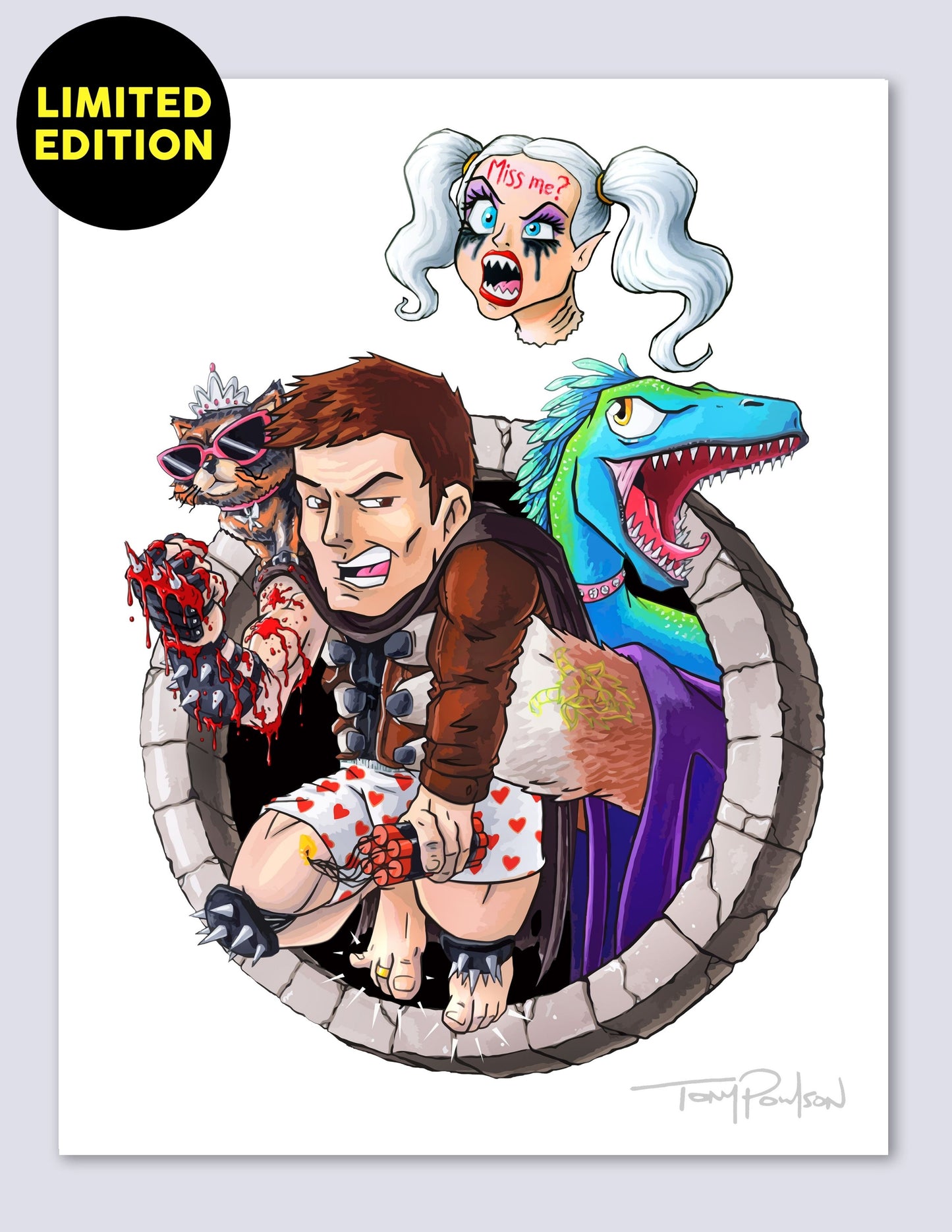 CARL / PREP0TENTE SDCC LIMITED EDITION PRINT