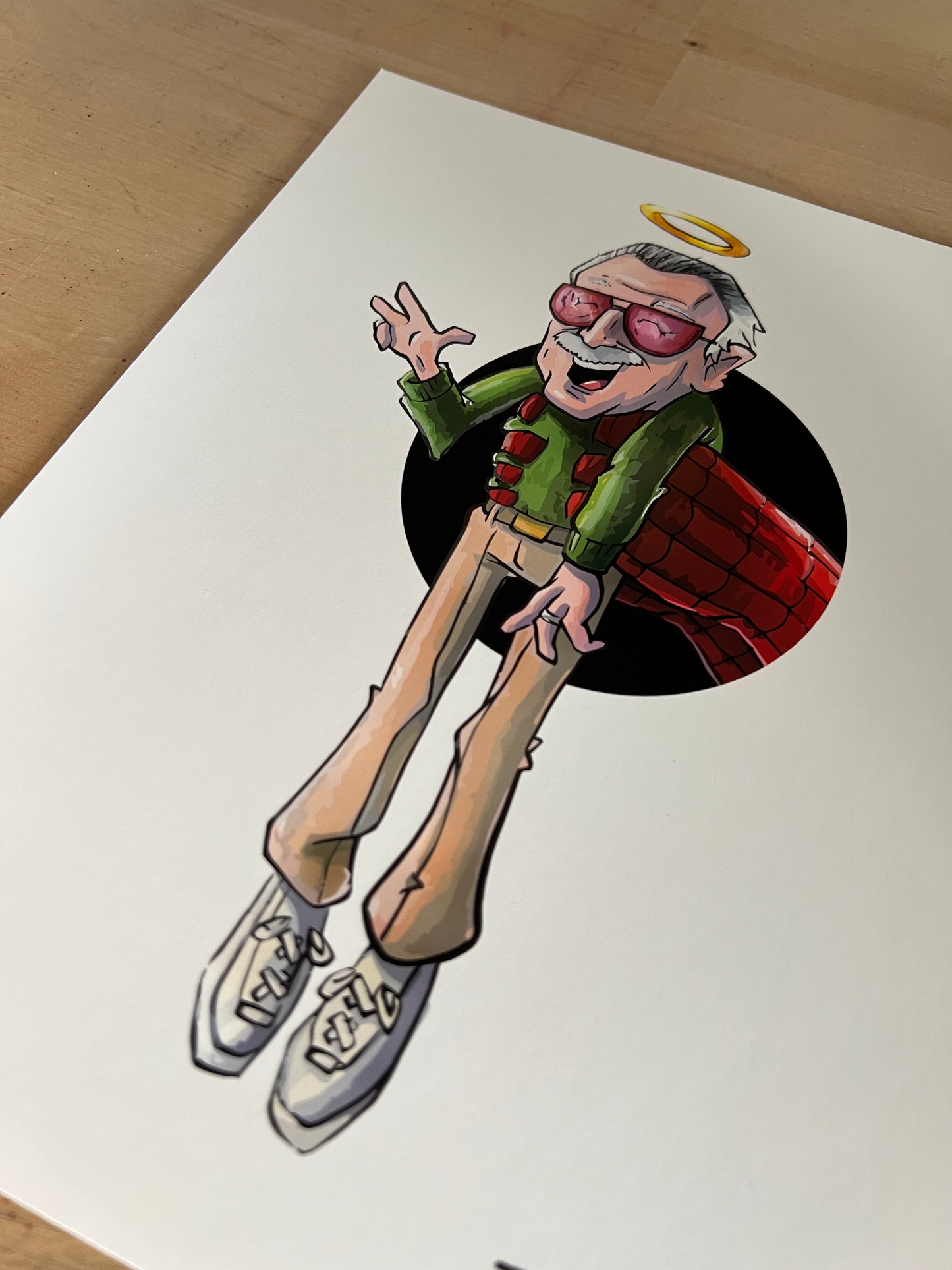 ST4N L33 HAL0 / SP1D3RM4N LIMITED EDITION PRINT