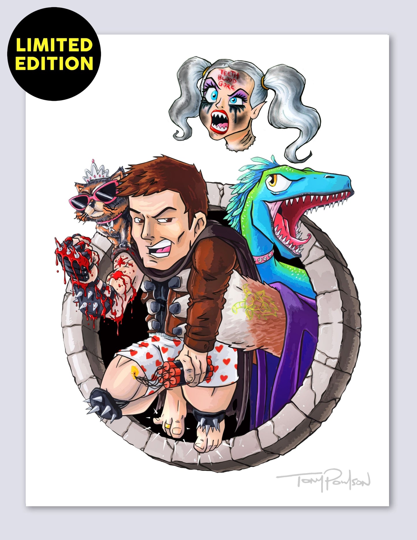 CARL / PREP0TENTE SDCC LIMITED EDITION PRINT