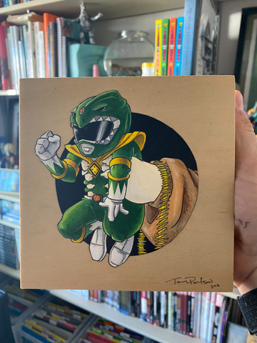 Green Ranger / Space Witch Original Art