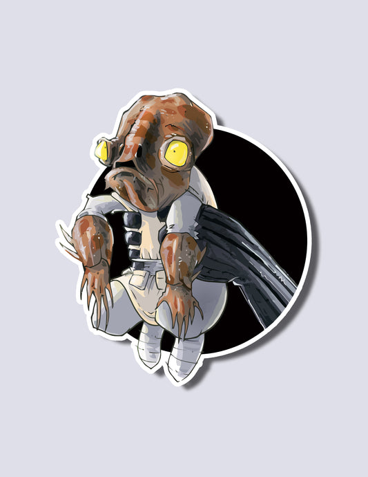 Admiral / Dark Space Lord Premium Vinyl Sticker