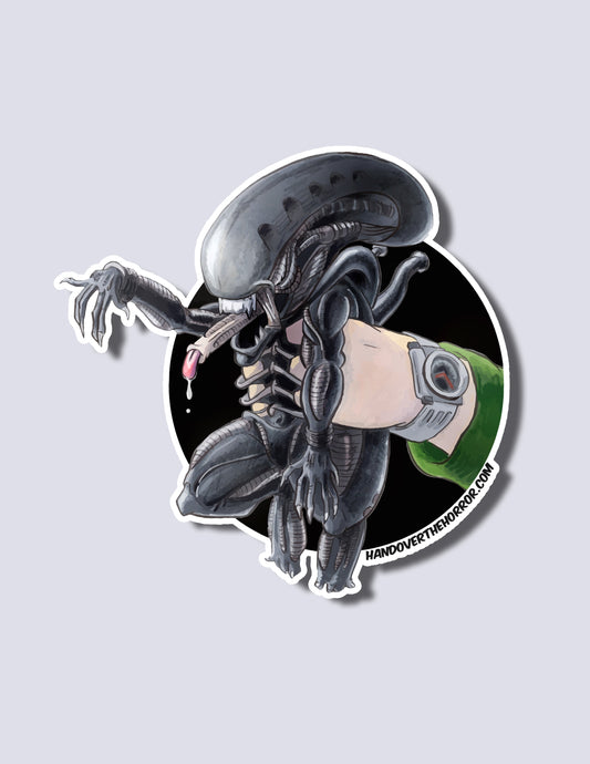 X3N0M0RPH / R1PL3Y STICKER