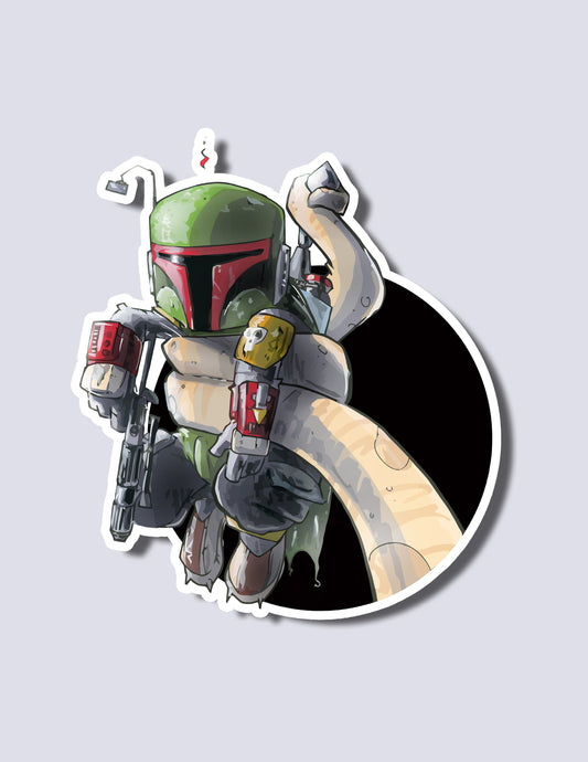 B0B4 F3TT / S4RL4CC STICKER