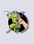 Purple Turtle / Reporter Premium Vinyl Sticker