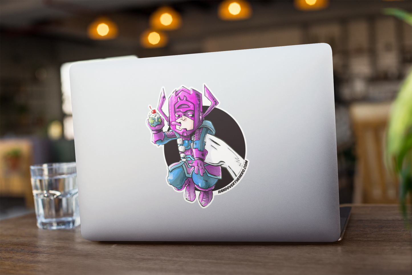 G4L4CTUS / S1LVER SURF3R STICKER