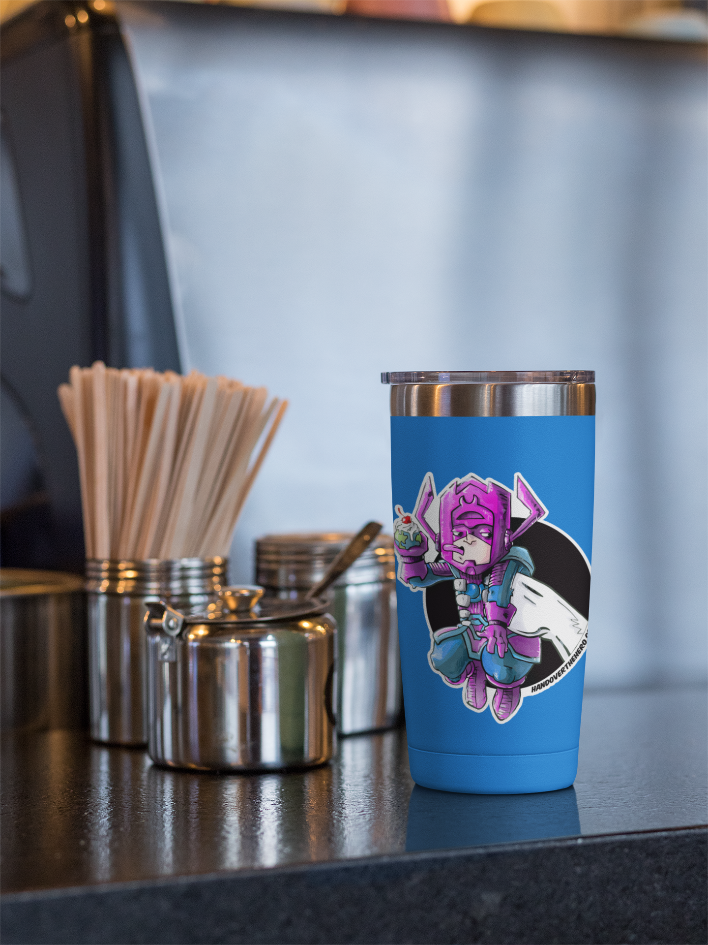 G4L4CTUS / S1LVER SURF3R STICKER