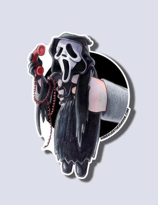 GH0ST F4CE / S1DN3Y STICKER