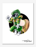 Green Ranger / Space Witch Premium Art Print