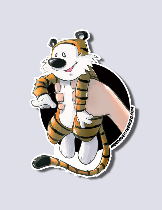 H0BB3S / C4LV1N STICKER
