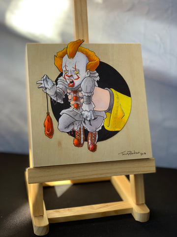 Creepy Clown / Georgie Original Art