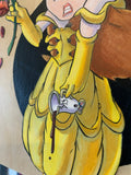 Yellow Dress Princess / Beastly Prince Original Artwork
