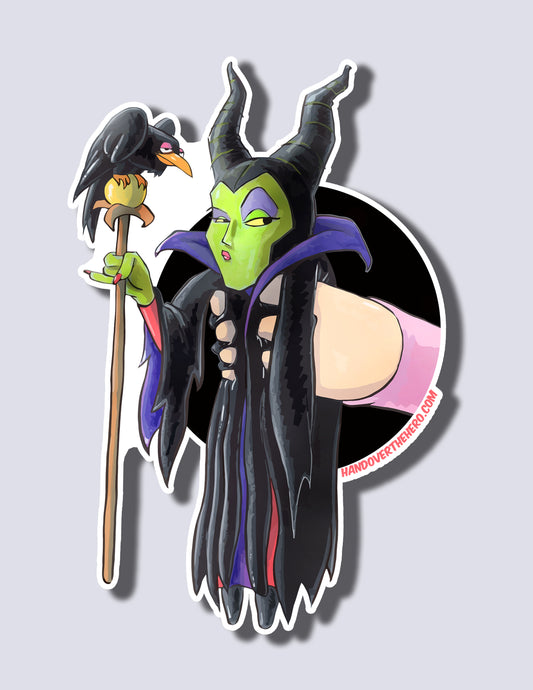 MAL3F1C3NT / AUR0RA STICKER