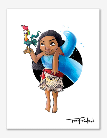 Ocean Princess / Ocean Premium Art Print