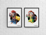 The Touchy Girlfriend / Cajun Card ThrowerPremium Art Print
