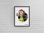 The Touchy Girlfriend / Cajun Card ThrowerPremium Art Print