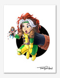 The Touchy Girlfriend / Cajun Card ThrowerPremium Art Print